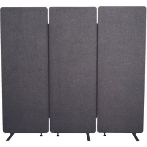 Luxor RCLM7266ZSG Reclaim Acoustic Room Dividers - 3 Pack In Slate Gra