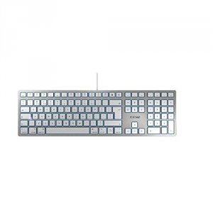 Cherry JK-1610US-1 Kc 6000 Mac, Whitesilver, Usb, Us Intl 104+6 Key La