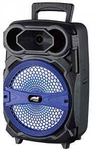 Naxa NDS8004ABLACKBLUE 8 Portable Party Speaker