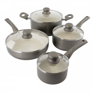 Oster 98892.08 Newcrest 8 Piece Ceramic Nonstick Aluminum Cookware Set