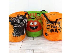 Bulk GW794 Lotsa Lites Flashing Trick Or Treat Bags