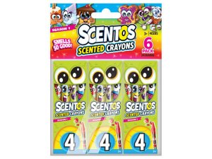 Bulk CA621 24 Scentos Scented Crayon Value Pack With 6 Packs Of 4 Cray