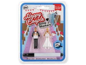 Bulk MK308 Drinking Buddies Bride  Groom Drink Markers