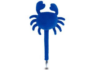 Bulk DD504 Blue Crab Plush Pen