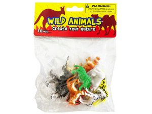 Bulk GW694 6 Assorted Plush Jungle Animals