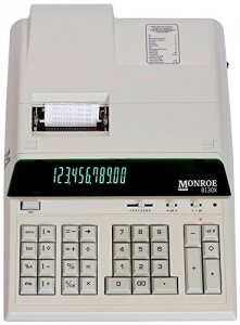 Monroe MNE8130X Entry Level Heavy Duty Calculator, Ivory