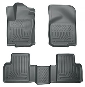 Husky 99001 Liners Front  2nd Seat Floor Seat Floor Liners Fits 2009-2