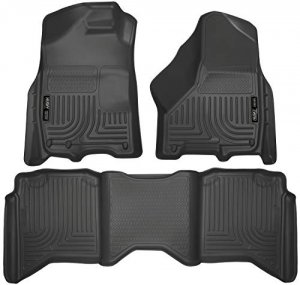 Husky 99001 Liners Front  2nd Seat Floor Seat Floor Liners Fits 2009-2