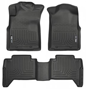 Husky 98951 Liners Front  2nd Seat Floor Liners Fits 05-15 Tacoma Doub