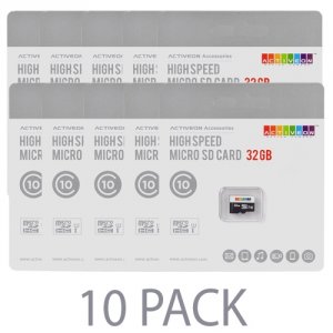 Activeon ACA23S32 (10-pack)   32gb High-speed Class 10 Microsdhcuhs-i 