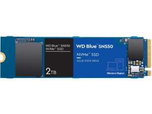 Western WDS200T2B0C Ssd  2tb M.2 Nvme Blue Pcie Sn550 Retail