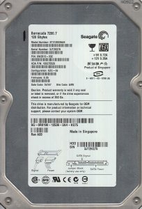 Used Seagate ST3120026A S, 3jt, Amk, Pn 9w2813-032, Fw 8.05,  120gb Sa