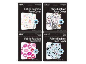 Bulk MO146 Women039;s Fashion Washable Face Mask Adult Size 4 Asst