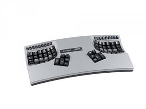 Kinesis KB605 Advantage2 Keyboard With Painted Silver Gloss Finish. Th