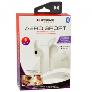 Xtreme XBE9-0112 Xbe9-0112-wht Aero Sport True Bluetooth Wireless Earb