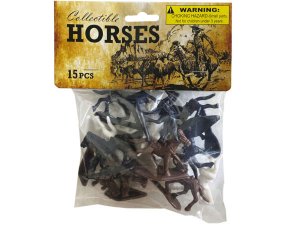 Bulk KL724 15 Piece Horse Play Set