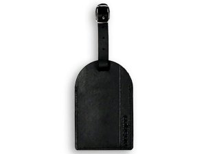 Bulk DD479 Cabeau Black Luggage Tag Synthetic Leather Two Pack