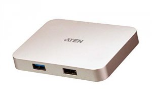 Aten UH3235 Usb-c 4k Ultra Mini Dock With Power Pass