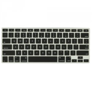 Generic 310250BK Siliconewashable Keyboard Protector For Apple Macbook