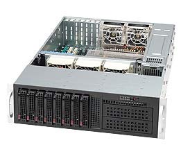 Supermicro CSE-835TQC-R1K03B Case Cse-835tqc-r1k03b 1000w 3u 8x3.5hs S