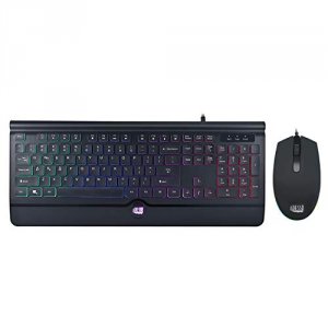 Adesso AKB-137CB Multicolor Lit Keyboard Wmouse