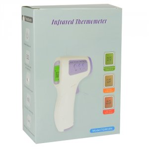 Hunan TG8818N Non-contact Infrared Thermometer Wlcd Display (purplewhi