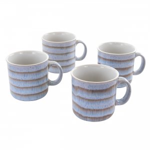 Meritage 117507.01 Blurry Ii 4 Piece 19 Ounce Round Stoneware Mug Set 