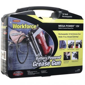 Workforce L1380 12v Cordless Grease Gun Kit W Two Ni Cd Batteries