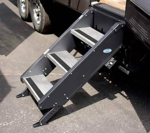 Morryde STP32705H Fold Up Entry Step Tall 3 Step 26-28 Door