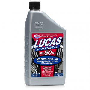 Lucasoil 10765 1  6 Bottles Lucas Oil Synthetic Sae 50 Wt Motorcycle V