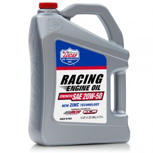 Lucasoil 10616 Lucas Oil Racing Motor Oil 20w-50 Synthetic 5 Quart Bot