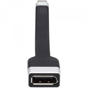 Tripp U444-F5N-DP4K6 Usb C To Displayport Cable Flat Mf 5in