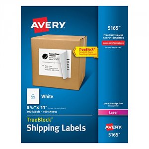 Avery 5165 Avery Shipping Labels Wtrueblock Technology For Laser Print