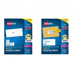 Avery AVE 5160 Avery Easy Peel White Address Labels For Laser Printers