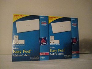 Avery AVE 5160 Avery Easy Peel White Address Labels For Laser Printers