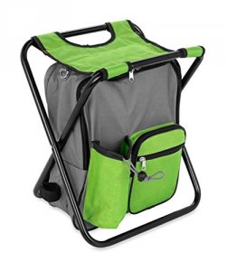 Camco 51909 Camp Stool Green Cooler