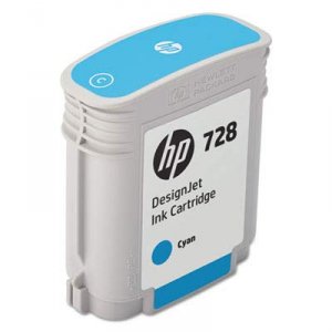 Original Hp F9J63A Hp 728 40-ml Cyan Designjet Ink Cartridge