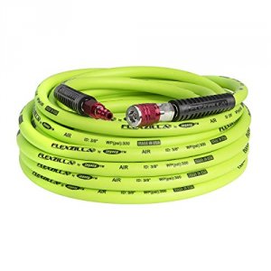 Flexzilla HFZ3850YW2D Air Hose 38in X 50ft W Colorconnex Coupler  Plug