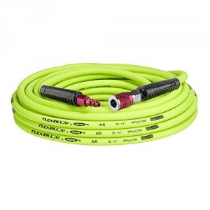 Flexzilla HFZ1450YW2D Air Hose 14in X 50ft W Colorconnex Coupler  Plug