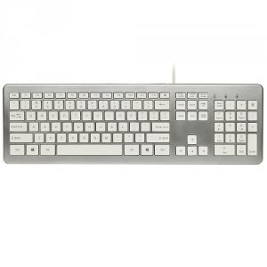 Generic LK-7306-PB 105-key Full-size Usb Wired Brushed Aluminum Keyboa