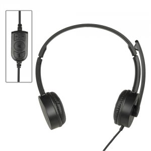 Generic H801-BK-FB Usb On-ear Headset With Fold-away Noise Canceling M