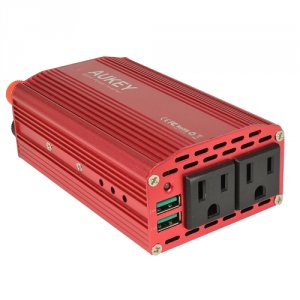 Aukey PA-V17 Pa-v17 300w Dc To Ac Car Power Inverter W2 Ac Outlets44; 