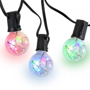 Generic 210002-FB 25-piece Set G40 Globe Rgb Color Changing Led String