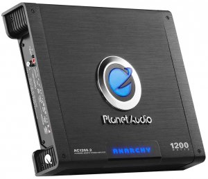 Planet AC12002 Planet Mosfet 2ch Amplifer 1200w Anarchy Series