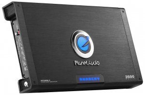 Planet AC26002 Planet Mosfet 2ch Amplifer 2600w Anarchy Series