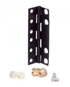 Black RMT012 Patch Panel Hinge Kit, 2u (3.5inh)