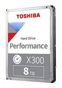 Toshiba HDWR180XZSTA 8tb X300 Nas Internal Hard Drive