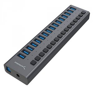 Sabrent HB-PU16 16-port Usb 3.0 Data Hub