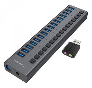 Sabrent HB-PU16 16-port Usb 3.0 Data Hub