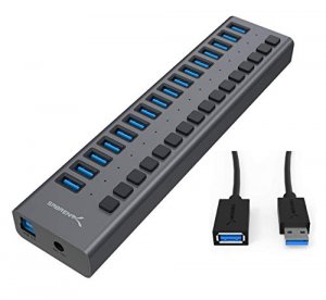 Sabrent HB-PU16 16-port Usb 3.0 Data Hub